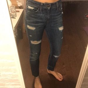 JOE'S VINTAGE RESERVE Destroyed ankle skinny sz 24